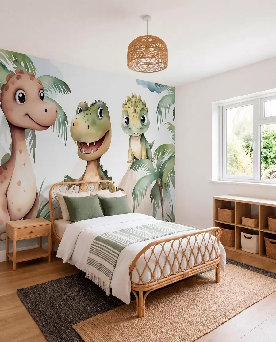 wall murals Three Little Dinosaurs w03675