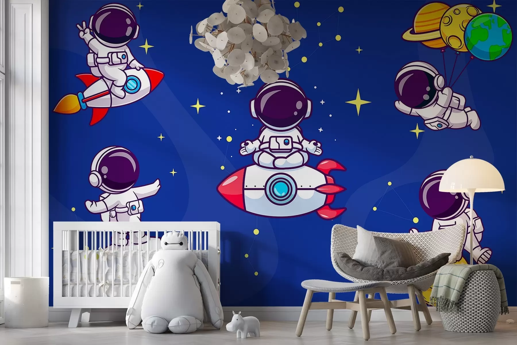 wall murals Astronauts w03682