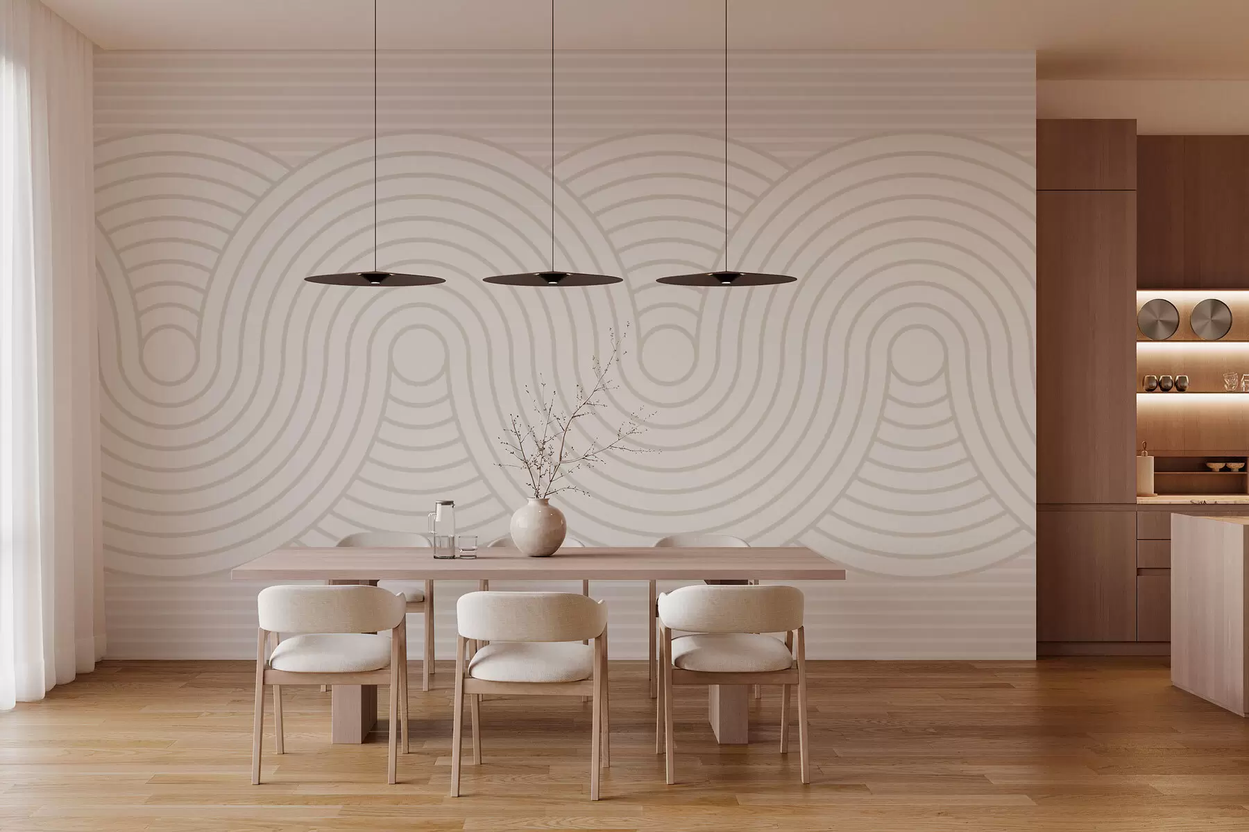 wall murals Stylish Geometry w03703