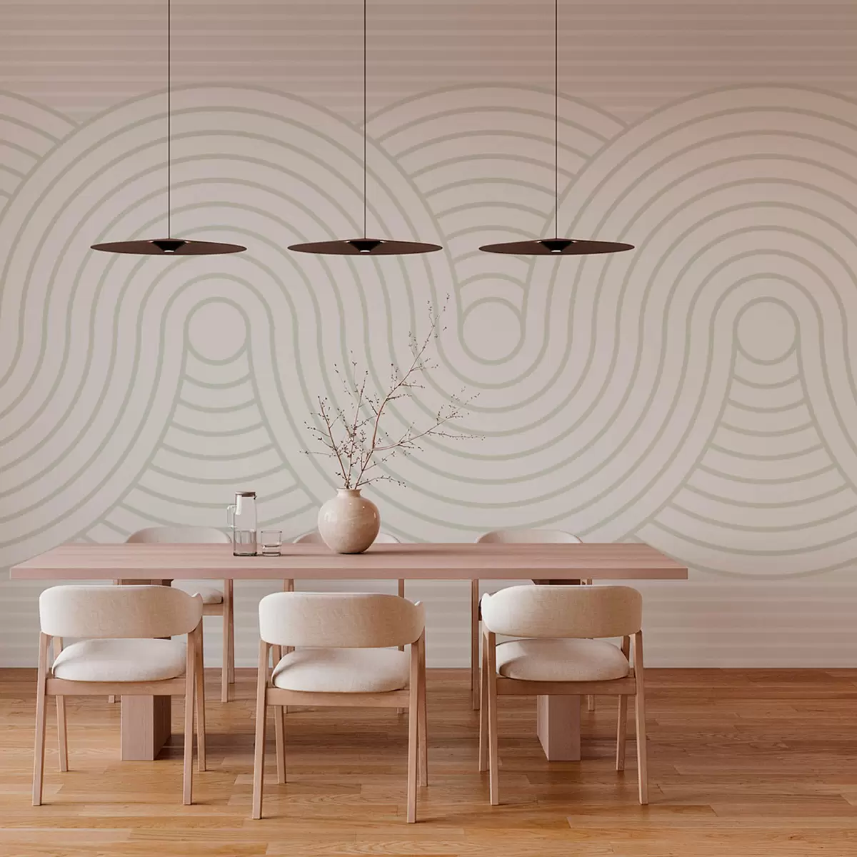 wall murals Stylish Geometry w03703v2