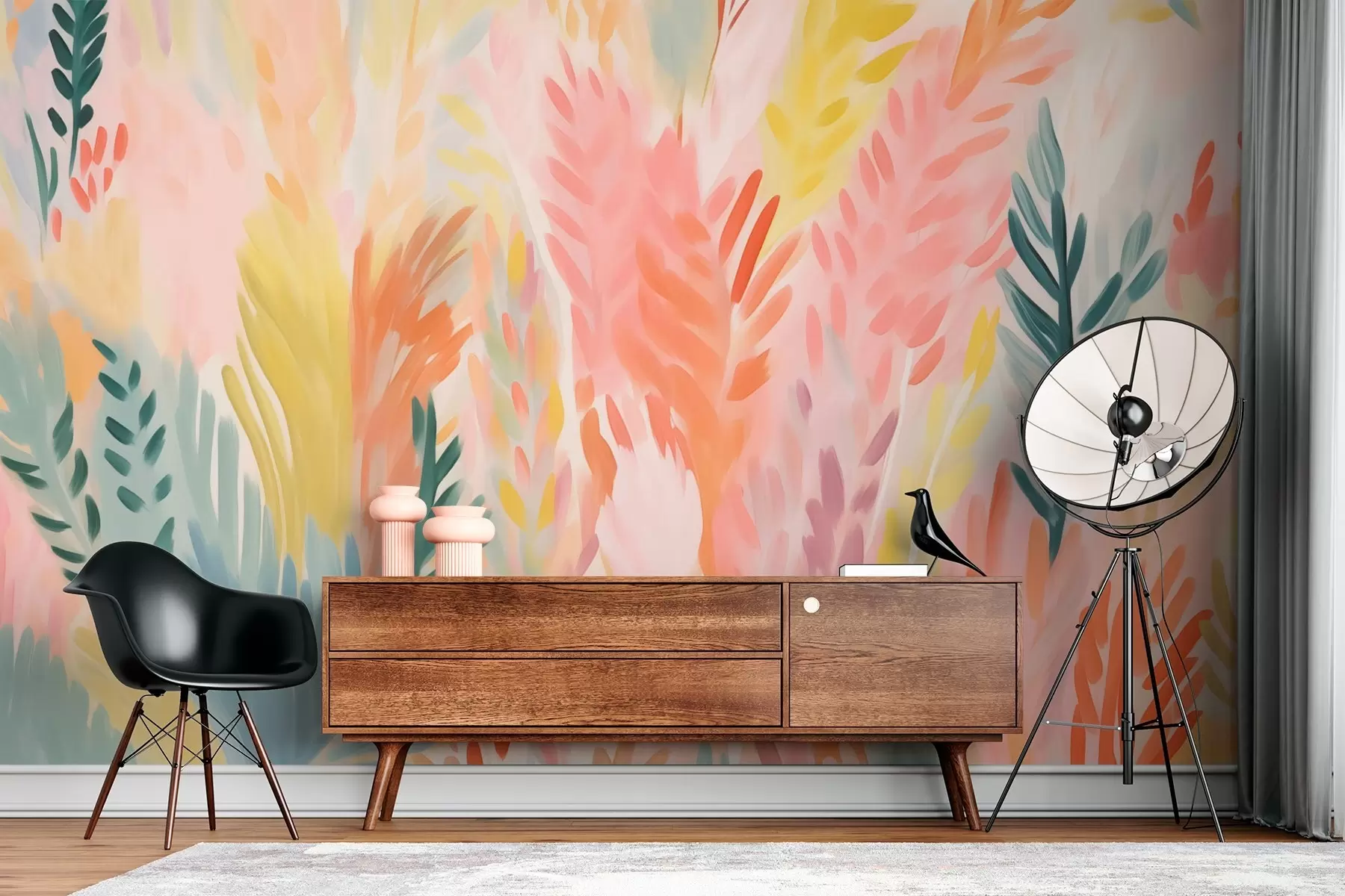 wall murals Abstract vegetation w03738