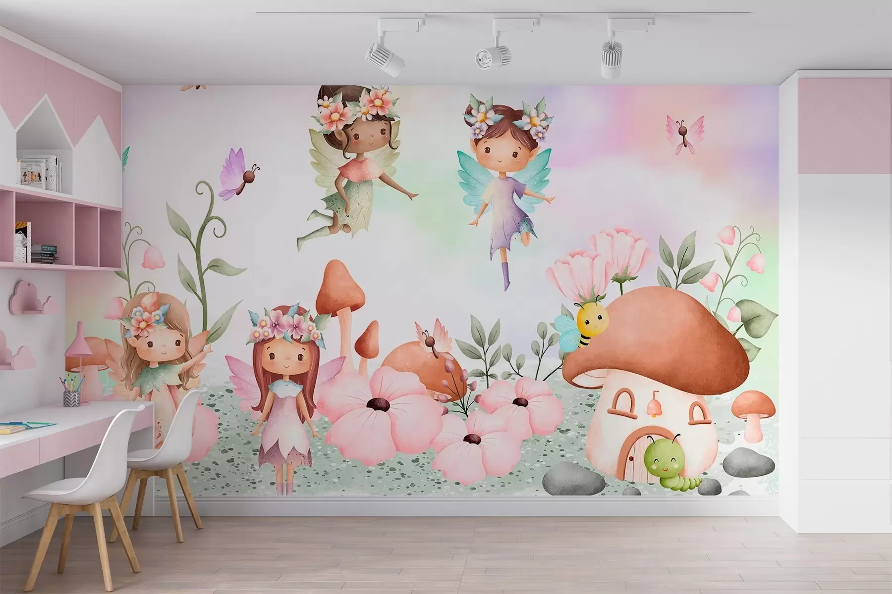 wall murals Fairy tale fairies w03726
