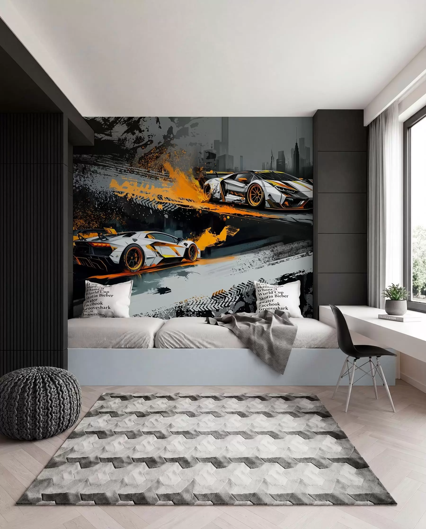 wall murals Urban Racing w03721
