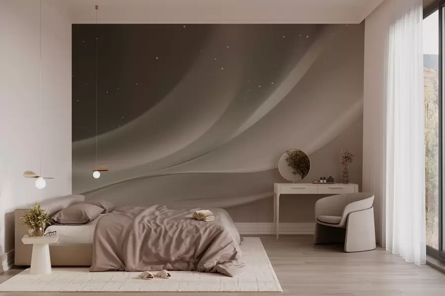 wall murals Abstract Waves Aurora w03751v1