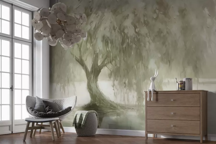 wall murals Big Willow Tree w03758v1