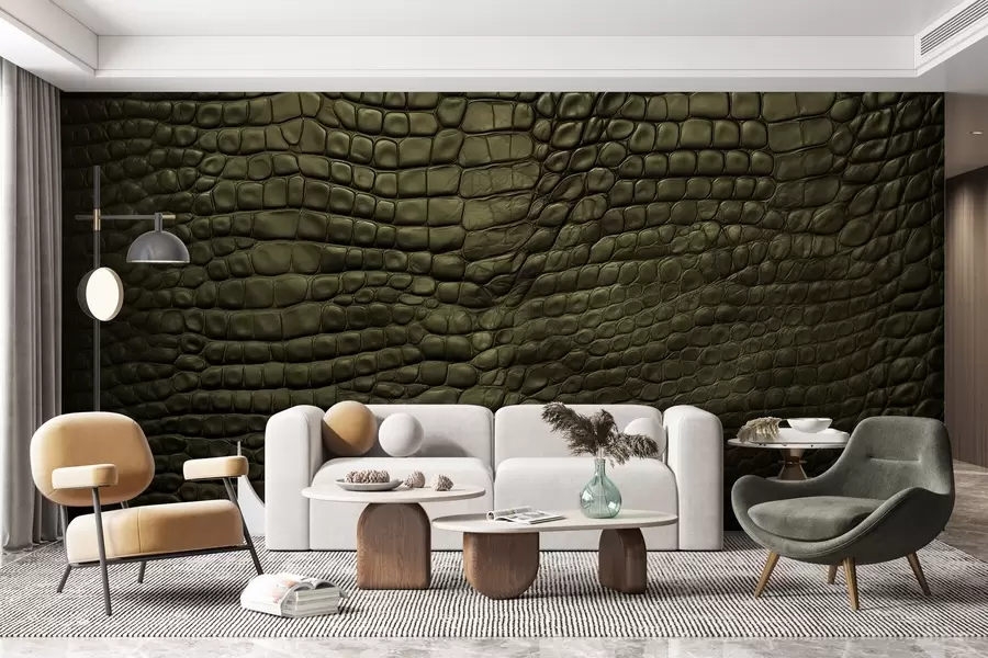 wall murals Imitation of animal skin drawn w03818v3