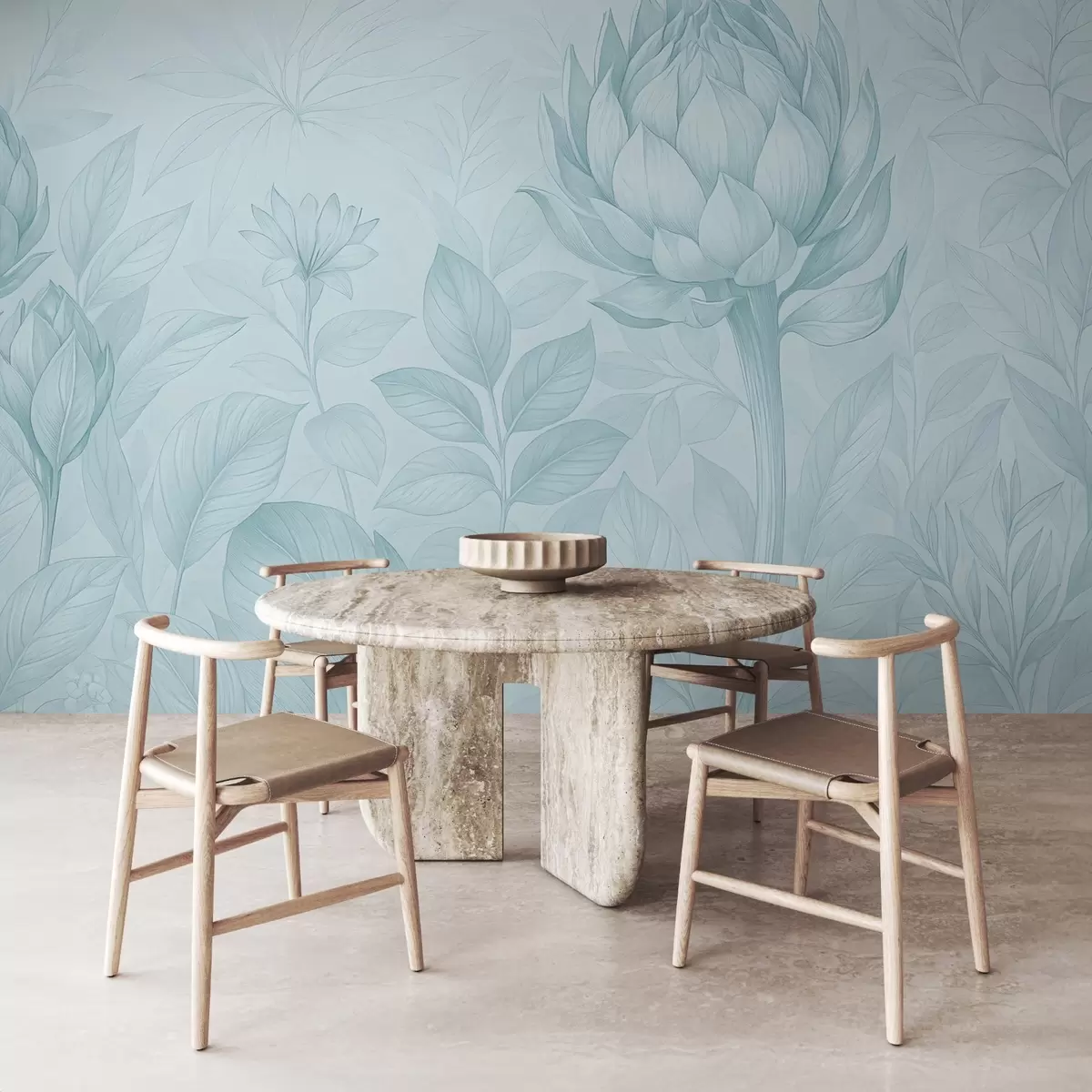 wall murals A delicate bouquet of various plants w03825v1