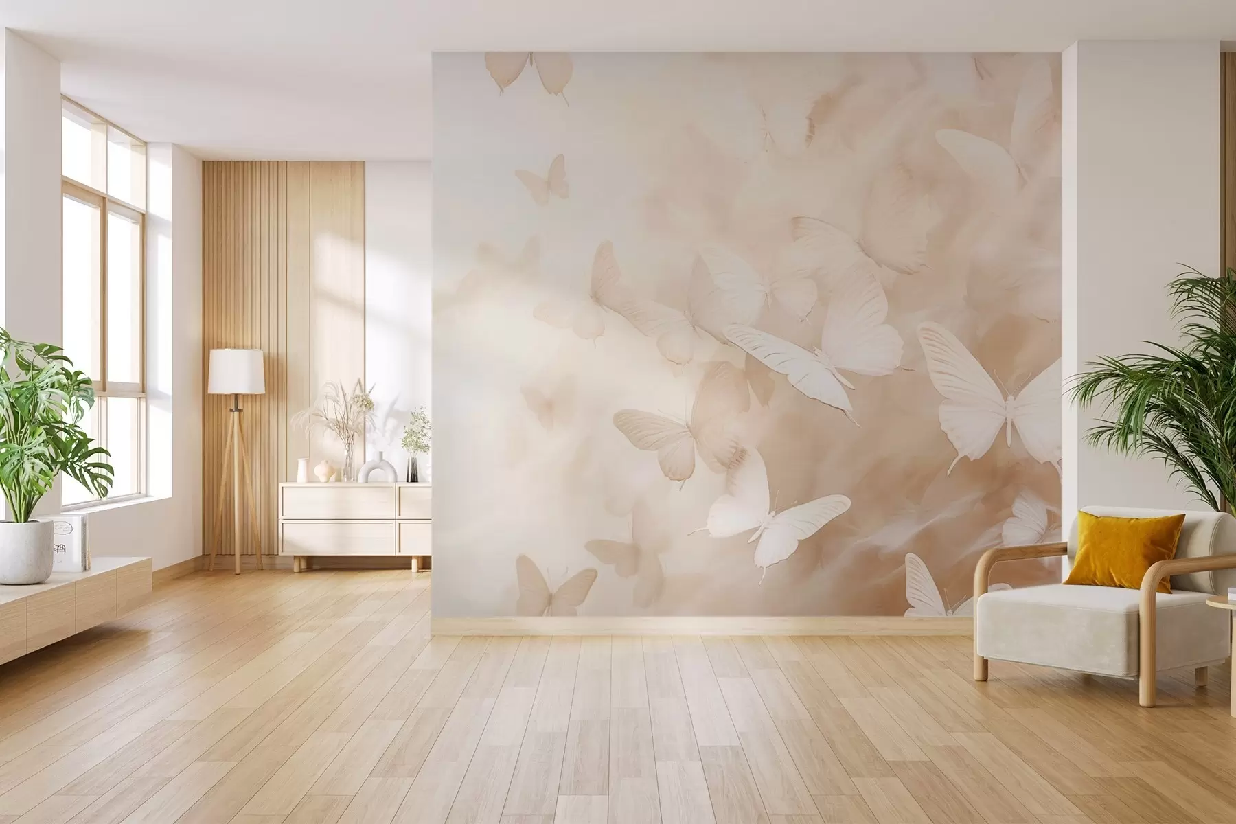 wall murals Butterflies w03841