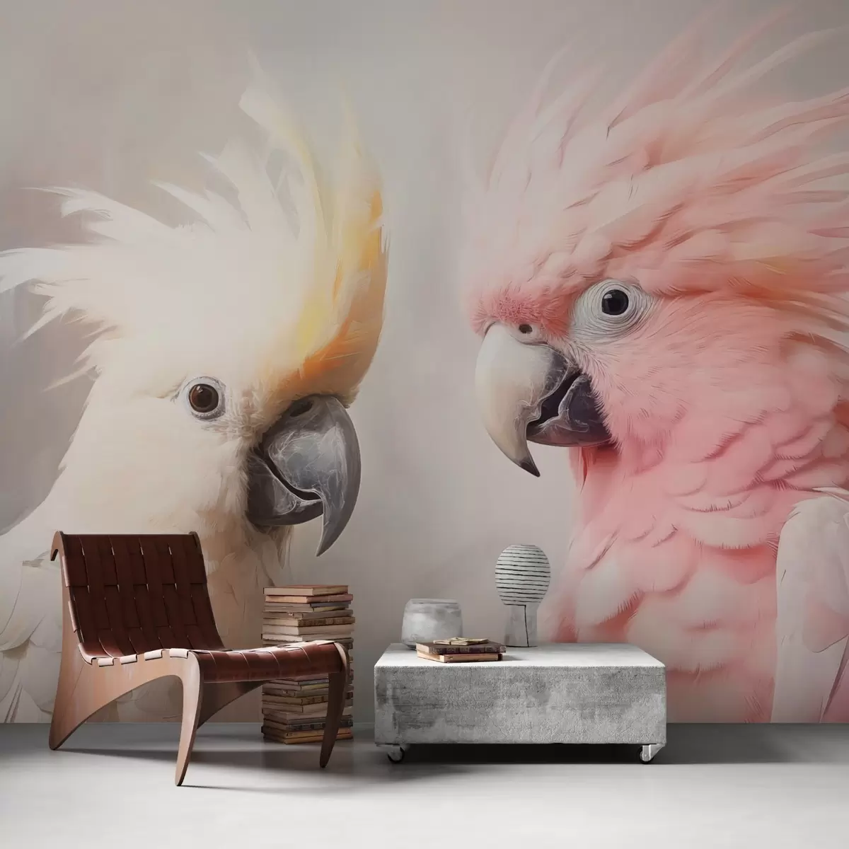 wall murals Parrots w03848