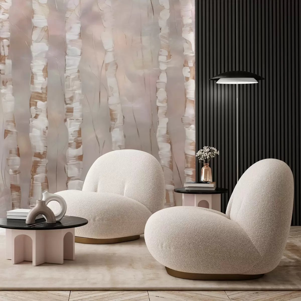 wall murals Abstract trees w03851