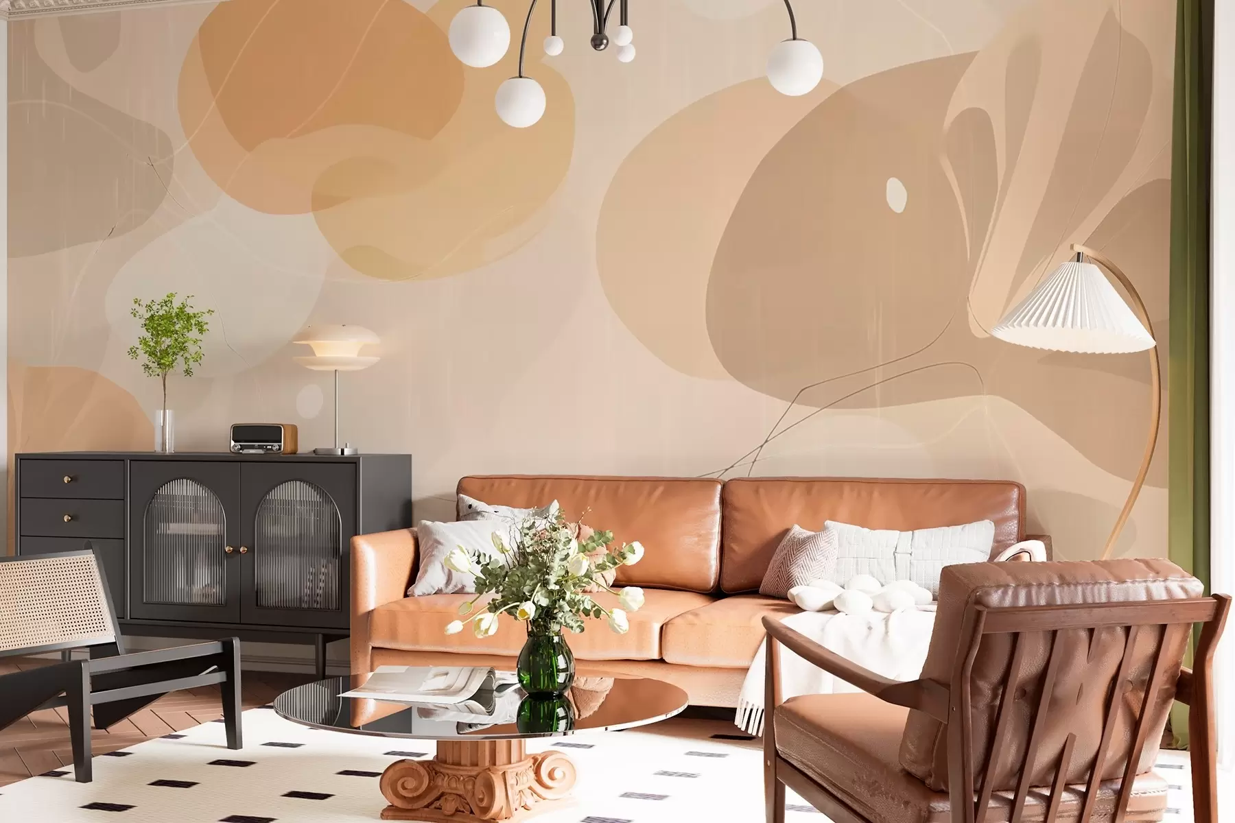 wall murals Light abstraction w03837