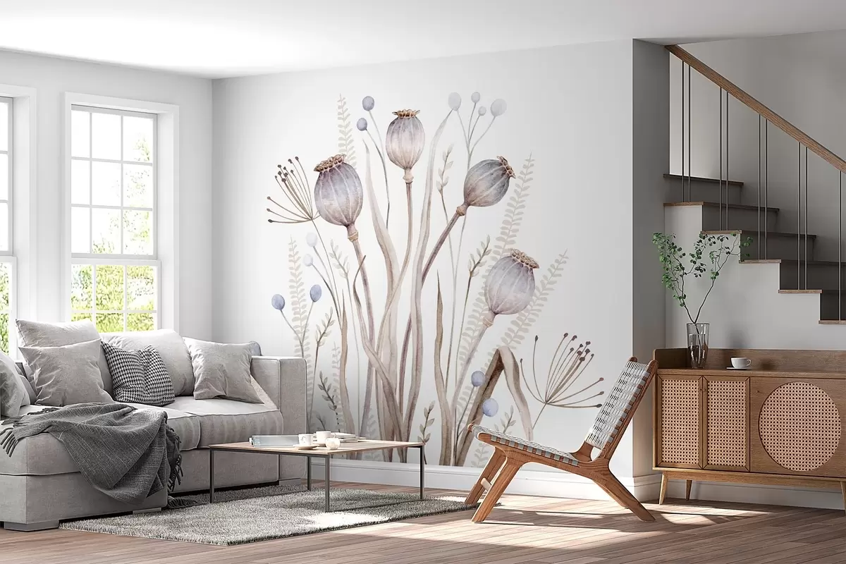 wall murals Dry herbs w03901