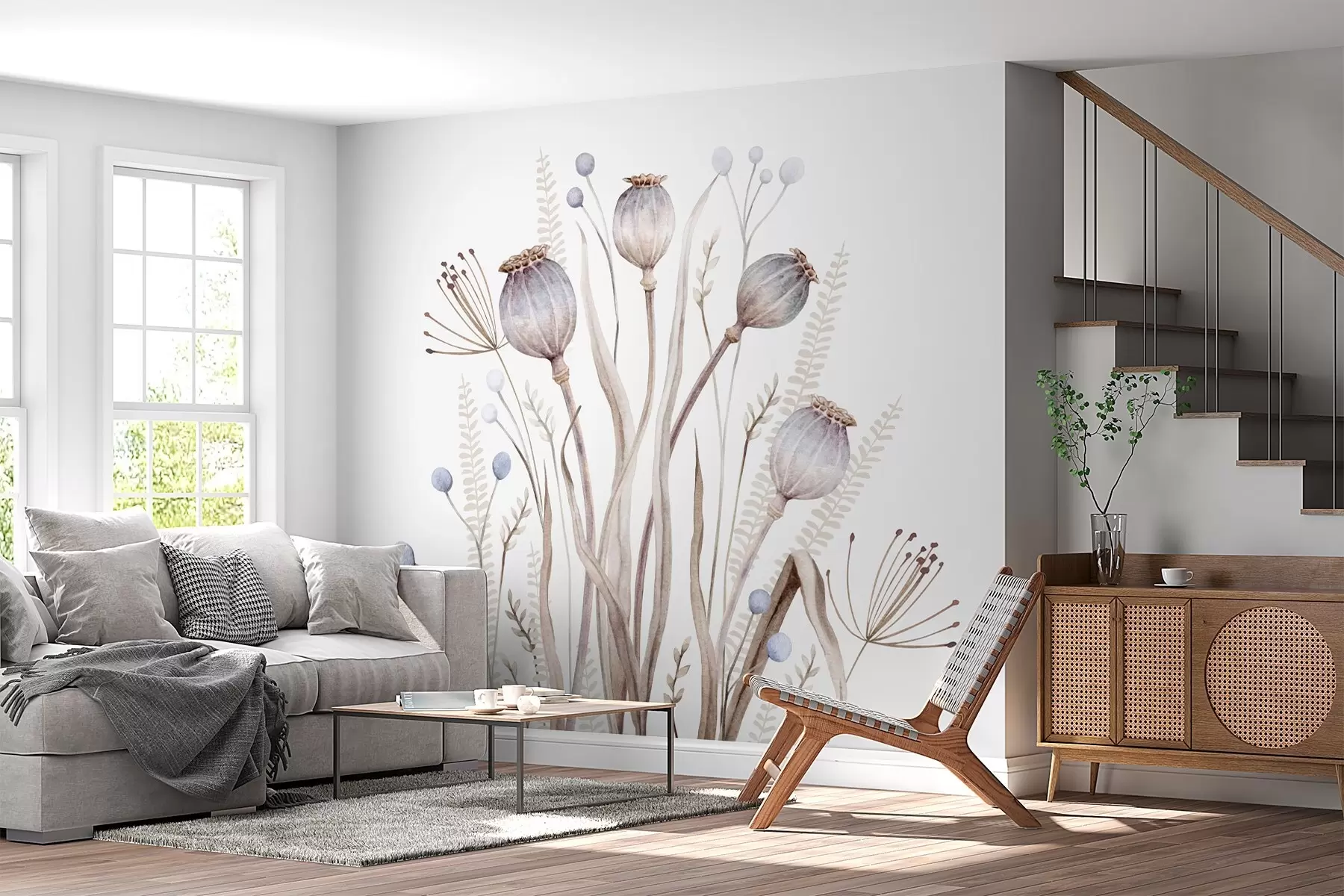 wall murals Dry herbs w03901