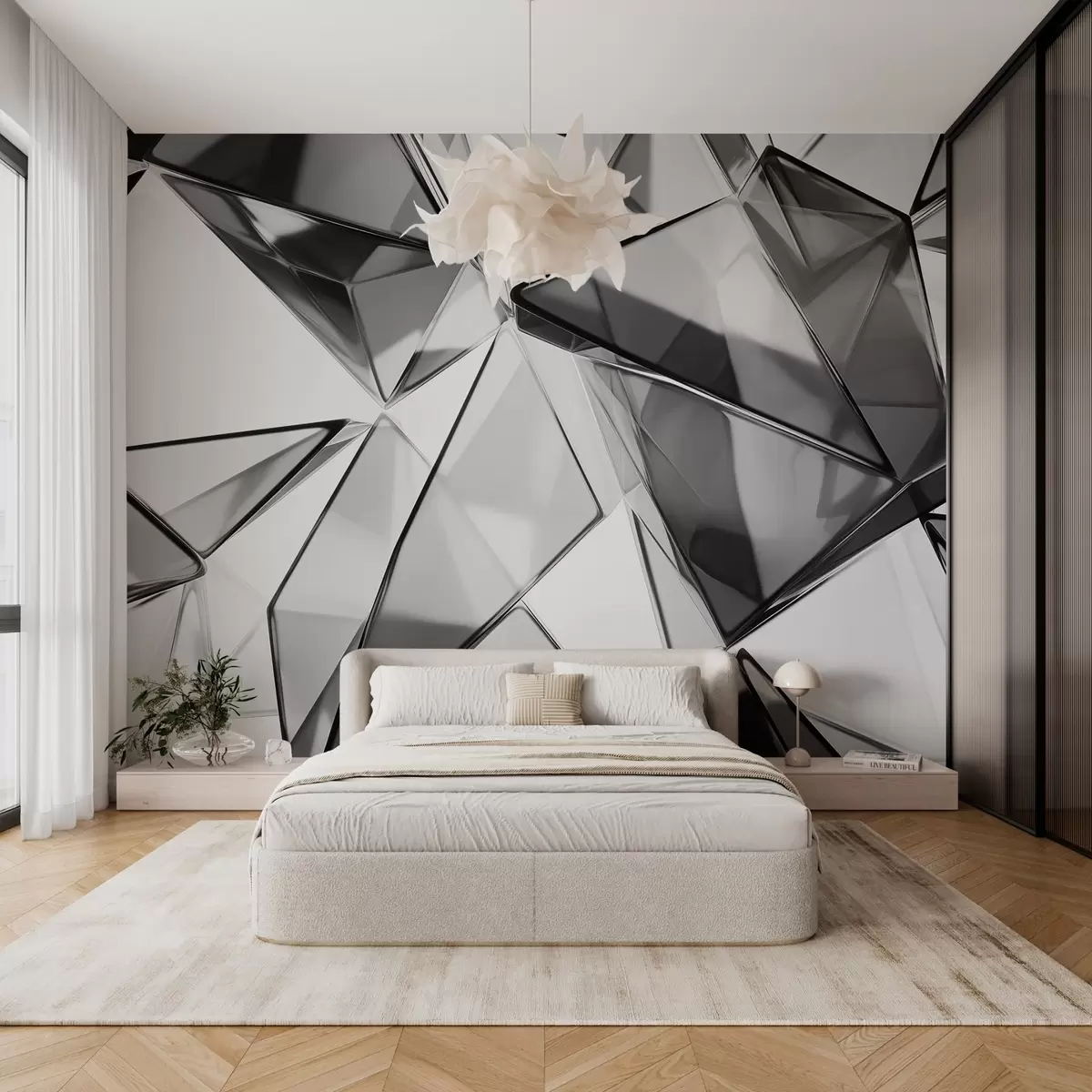 wall murals Prismatic abstraction w03903