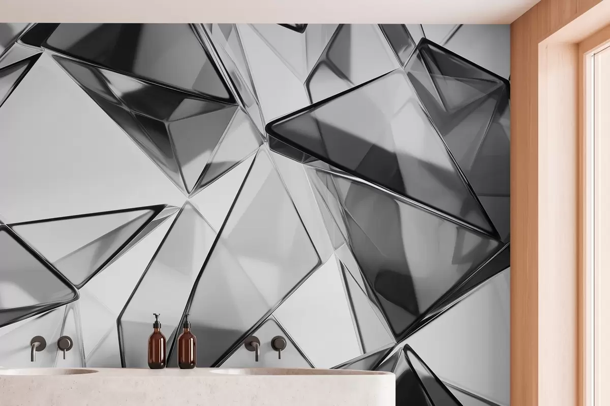 wall murals Prismatic abstraction w03903