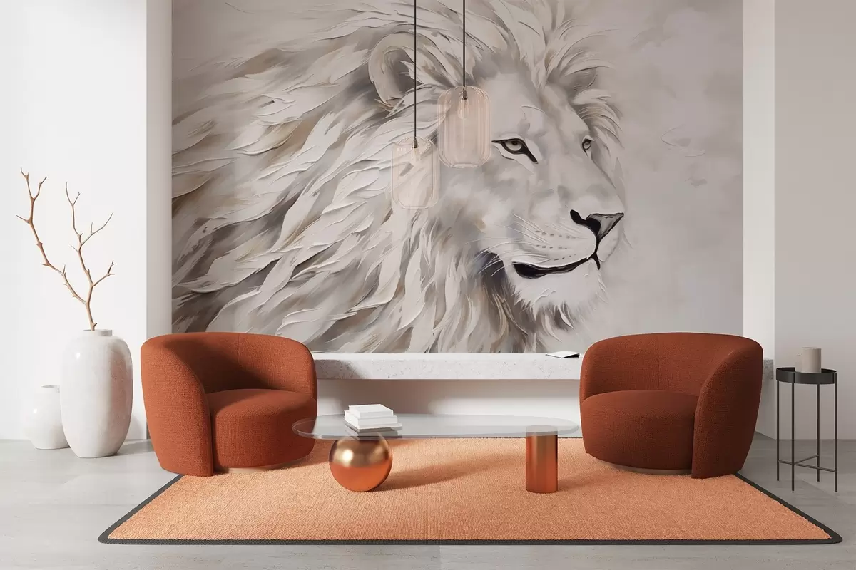 wall murals Lion w03905