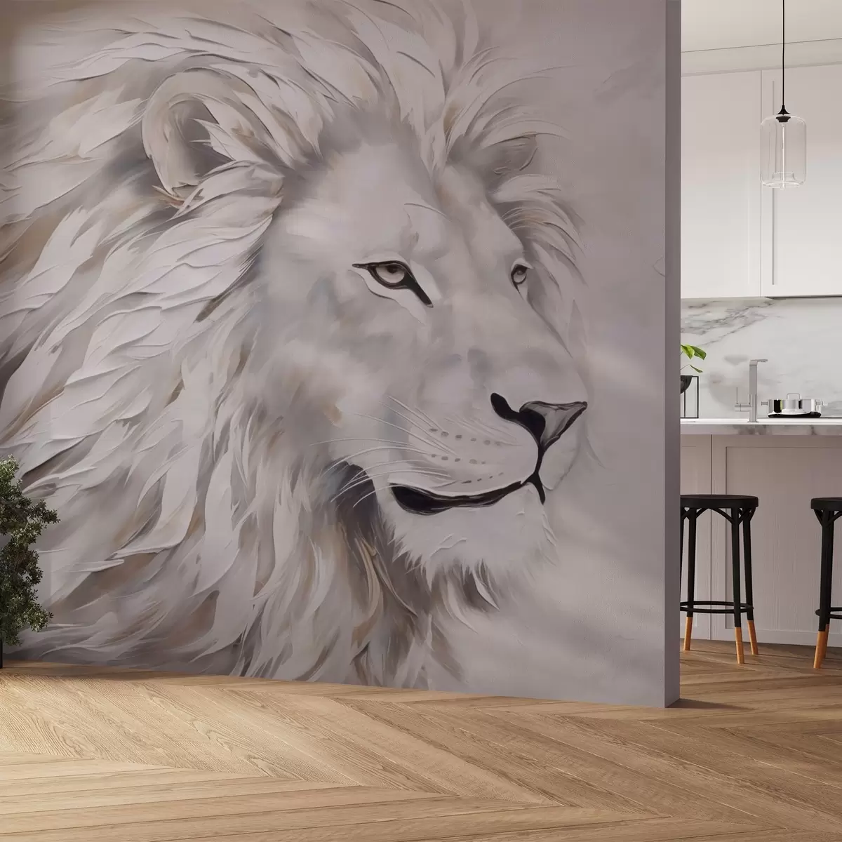 wall murals Lion w03905