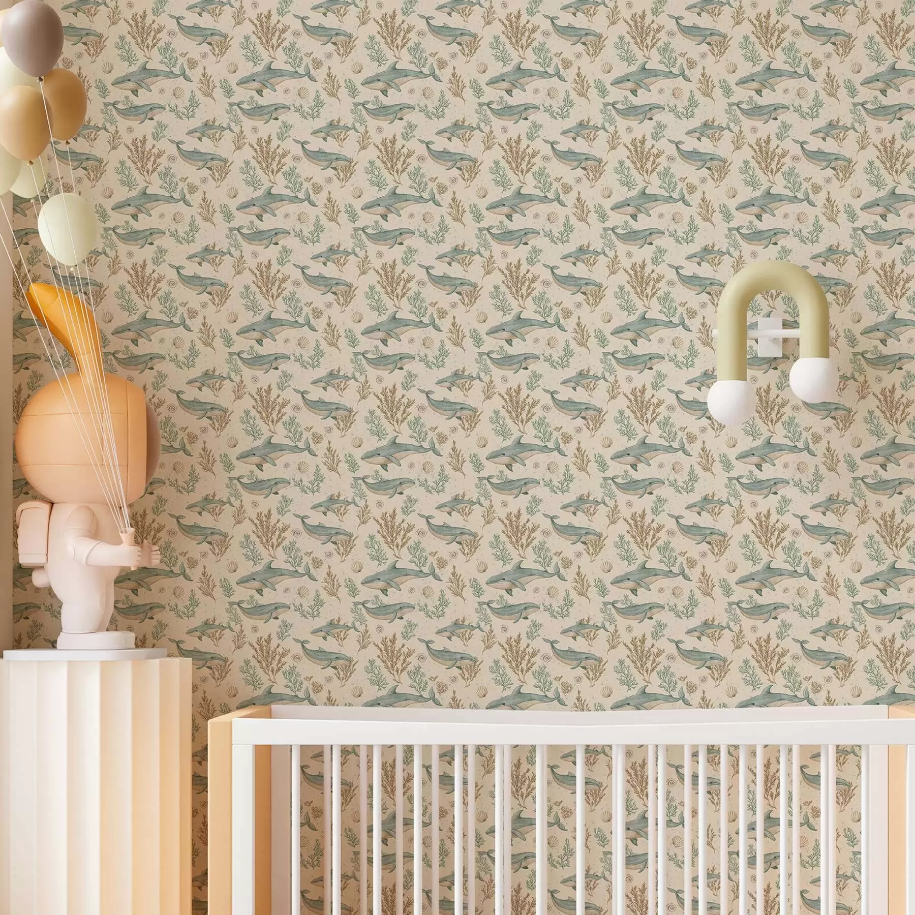 wall murals Whales on a white background a00117