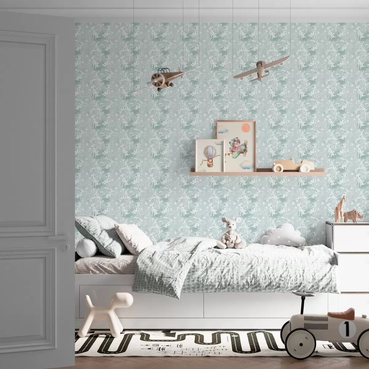 Wallpaper Cheerful Dalmatians a00122v2