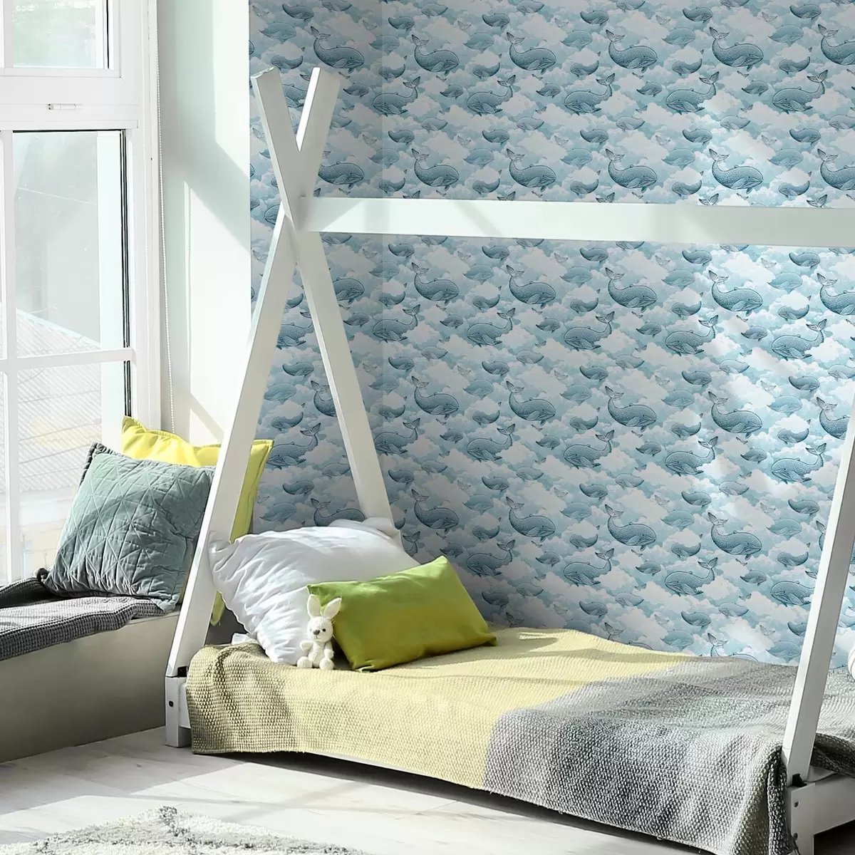 Wallpaper Whales and clouds a00123