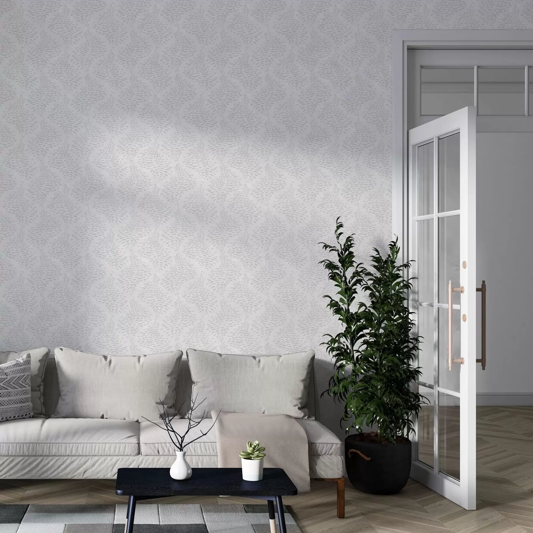 wall murals Abstract floral minimalism a00144