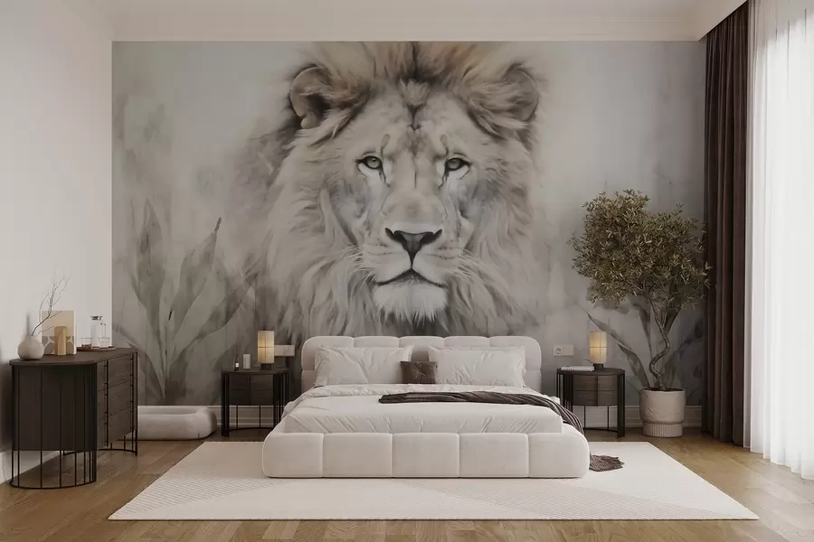 wall murals Lion w03888