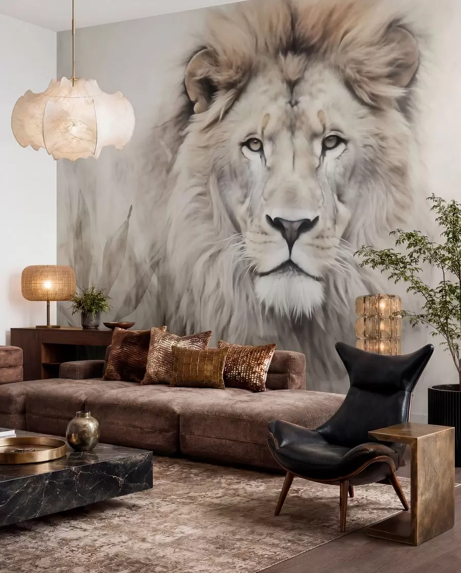 wall murals Lion w03888
