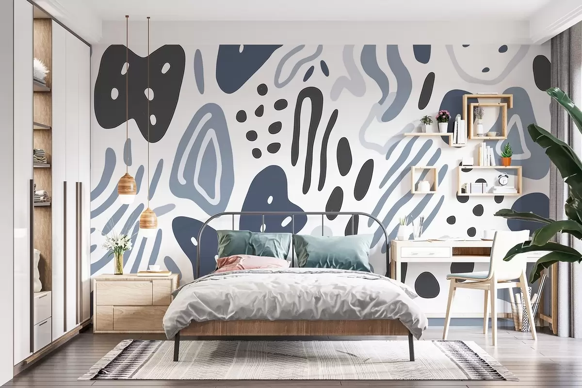 wall murals Abstract spots w03890v1