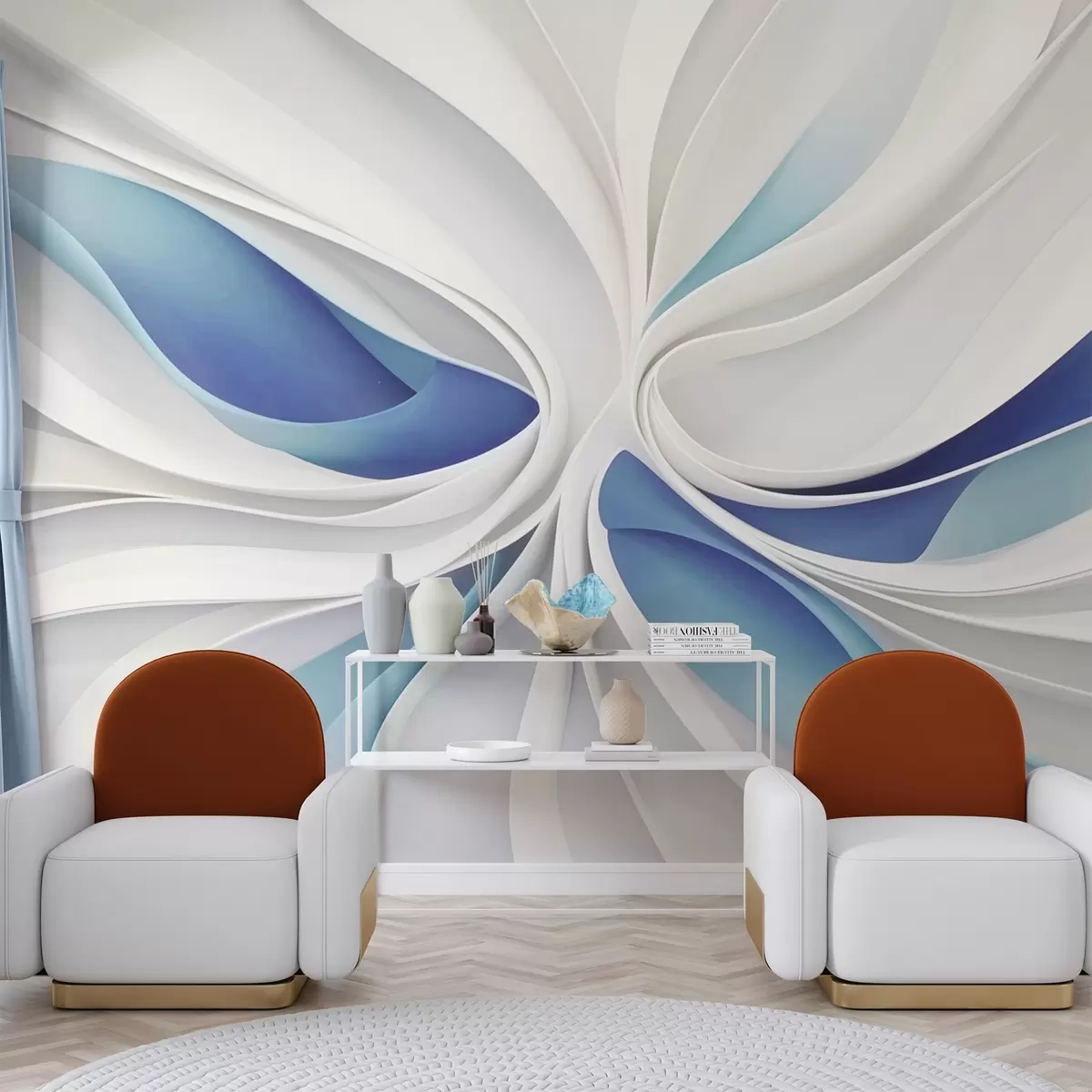 wall murals Volumetric abstraction w03891