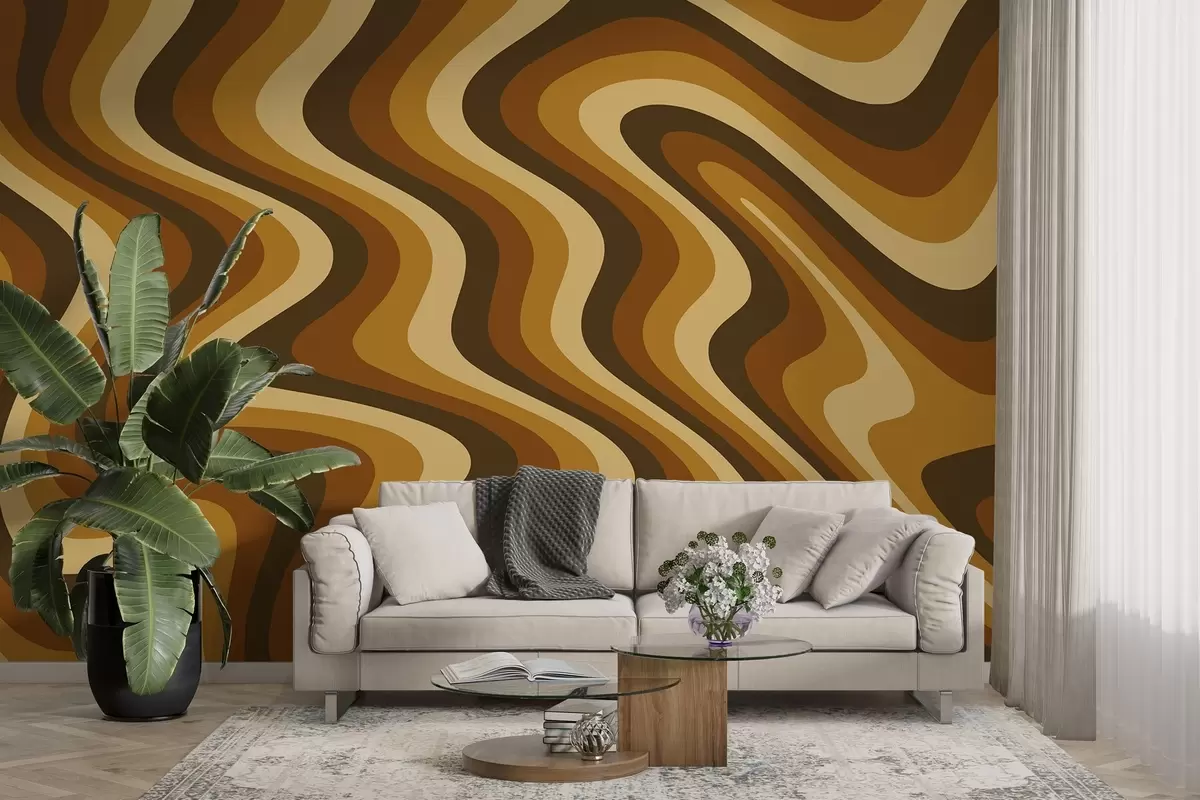 wall murals Magical waves w03971