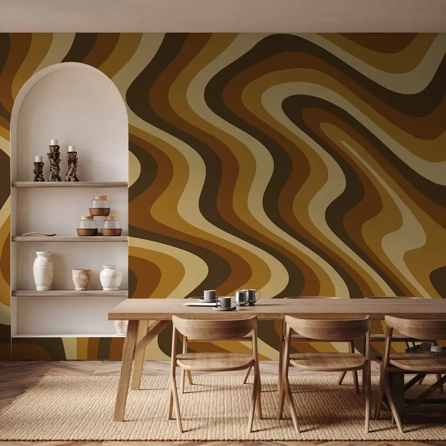 wall murals Magical waves w03971