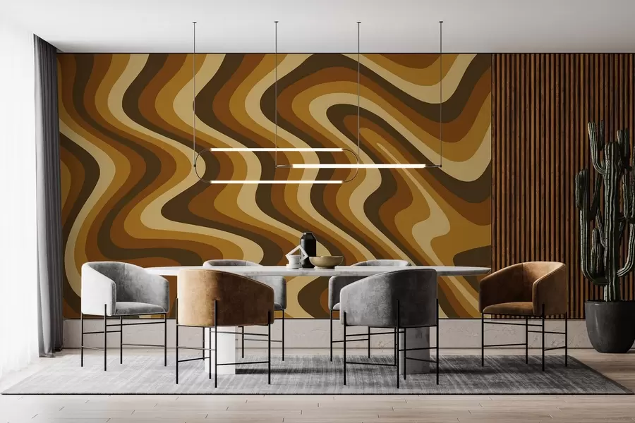 wall murals Magical waves w03971