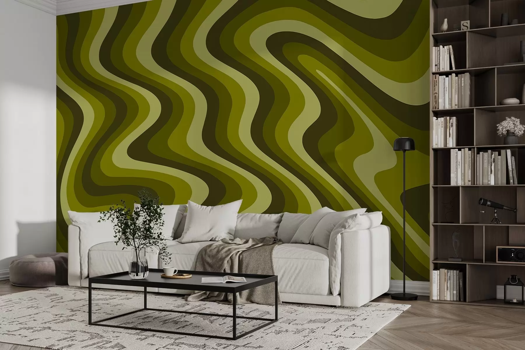 wall murals Magical waves w03971v2