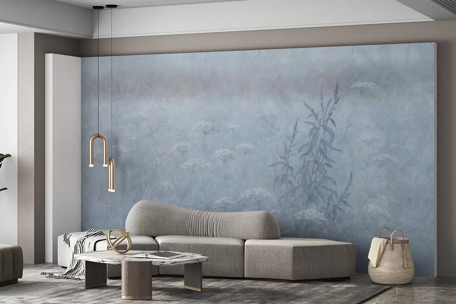 wall murals Watercolor field w03972v1