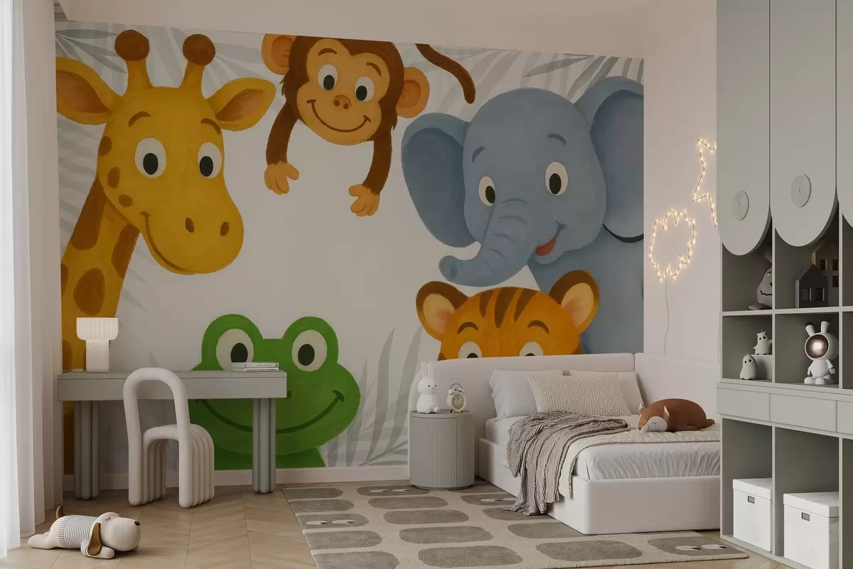 wall murals Cute animals w03974