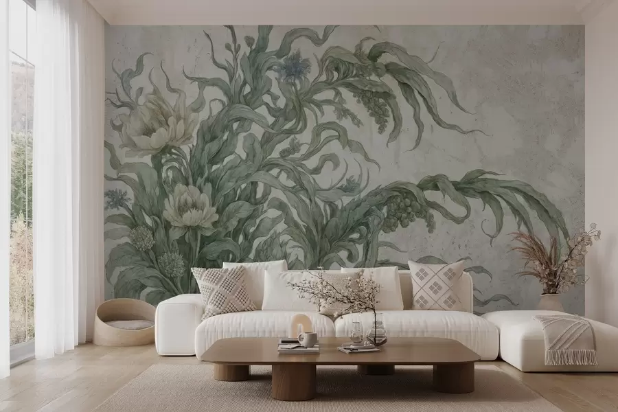 wall murals Surreal plants w03979