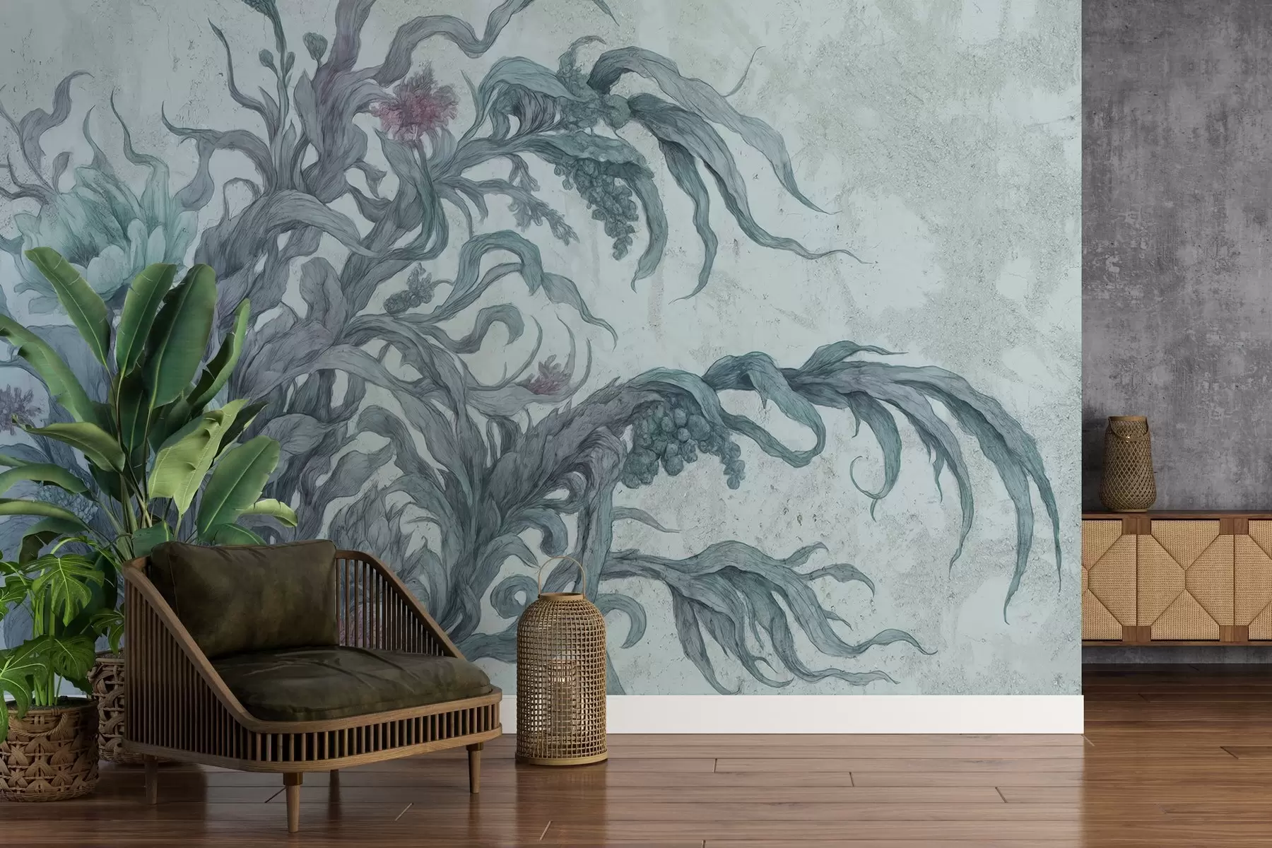 wall murals Surreal plants w03979v1