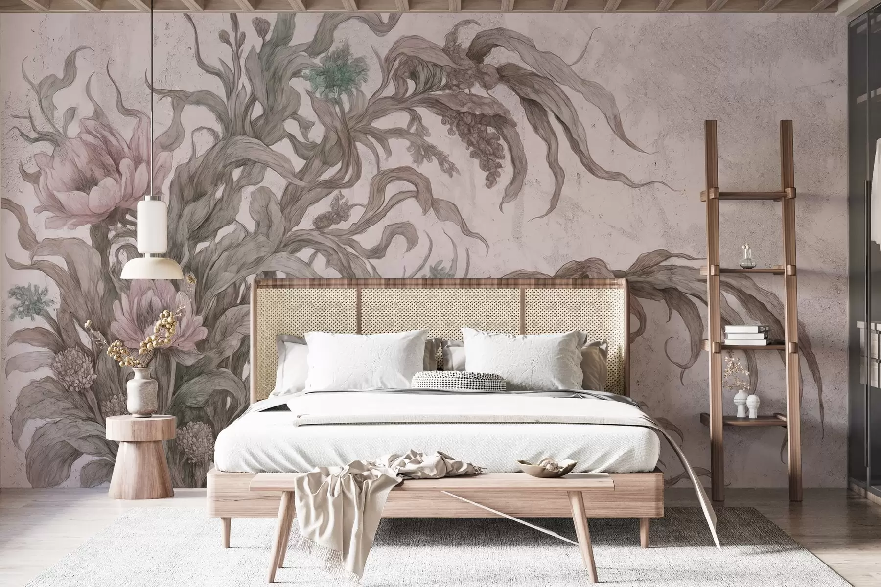 wall murals Surreal plants w03979v2