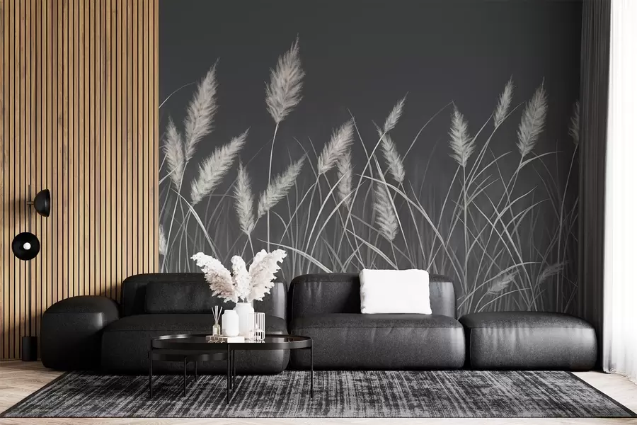 wall murals Reed shadows w03917