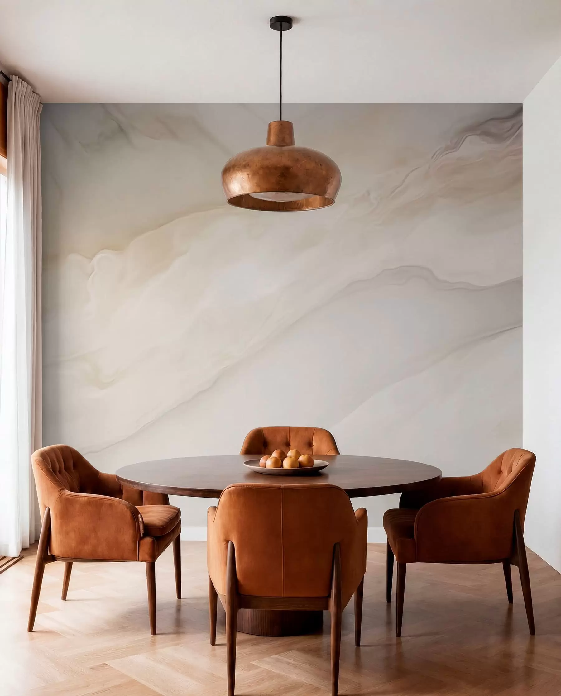 wall murals Pale Sandstone Waves w03922