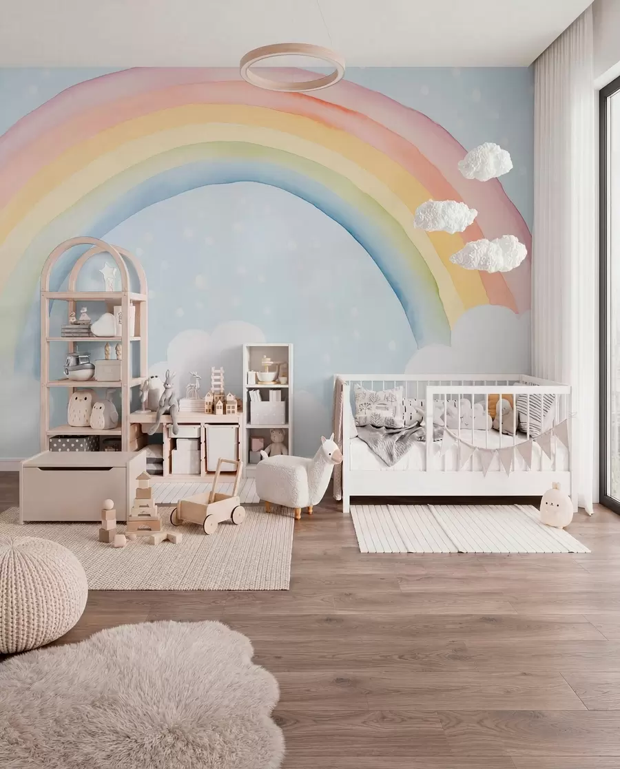 wall murals Rainbow Reverie w03924