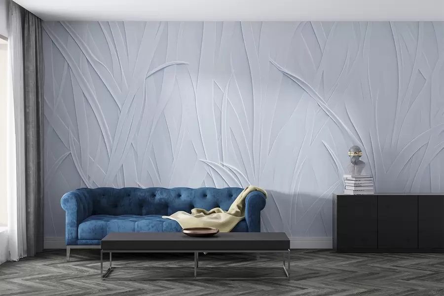 wall murals Curved lines w03985v1