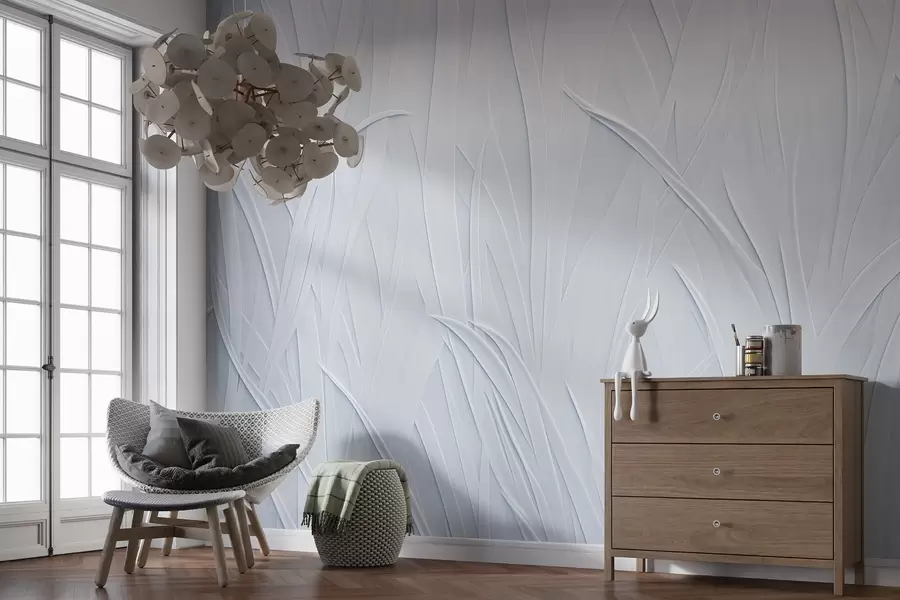 wall murals Curved lines w03985v1