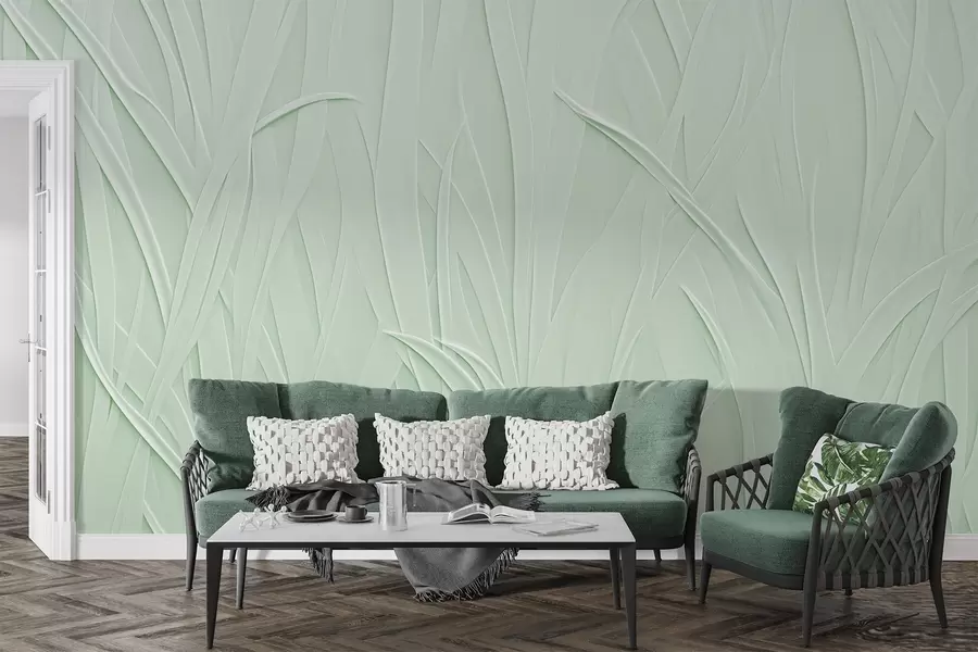 wall murals Curved lines w03985v2