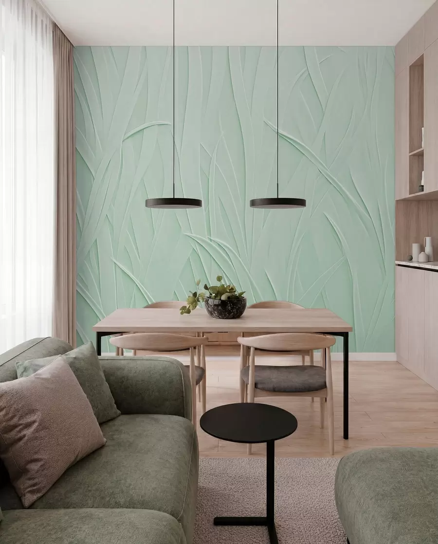 wall murals Curved lines w03985v2