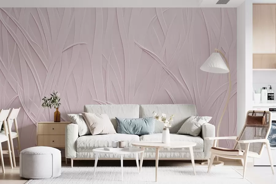 wall murals Curved lines w03985v3