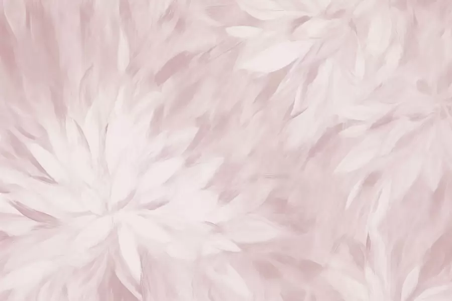 wall murals Flowers in the style of soft strokes w03986v1