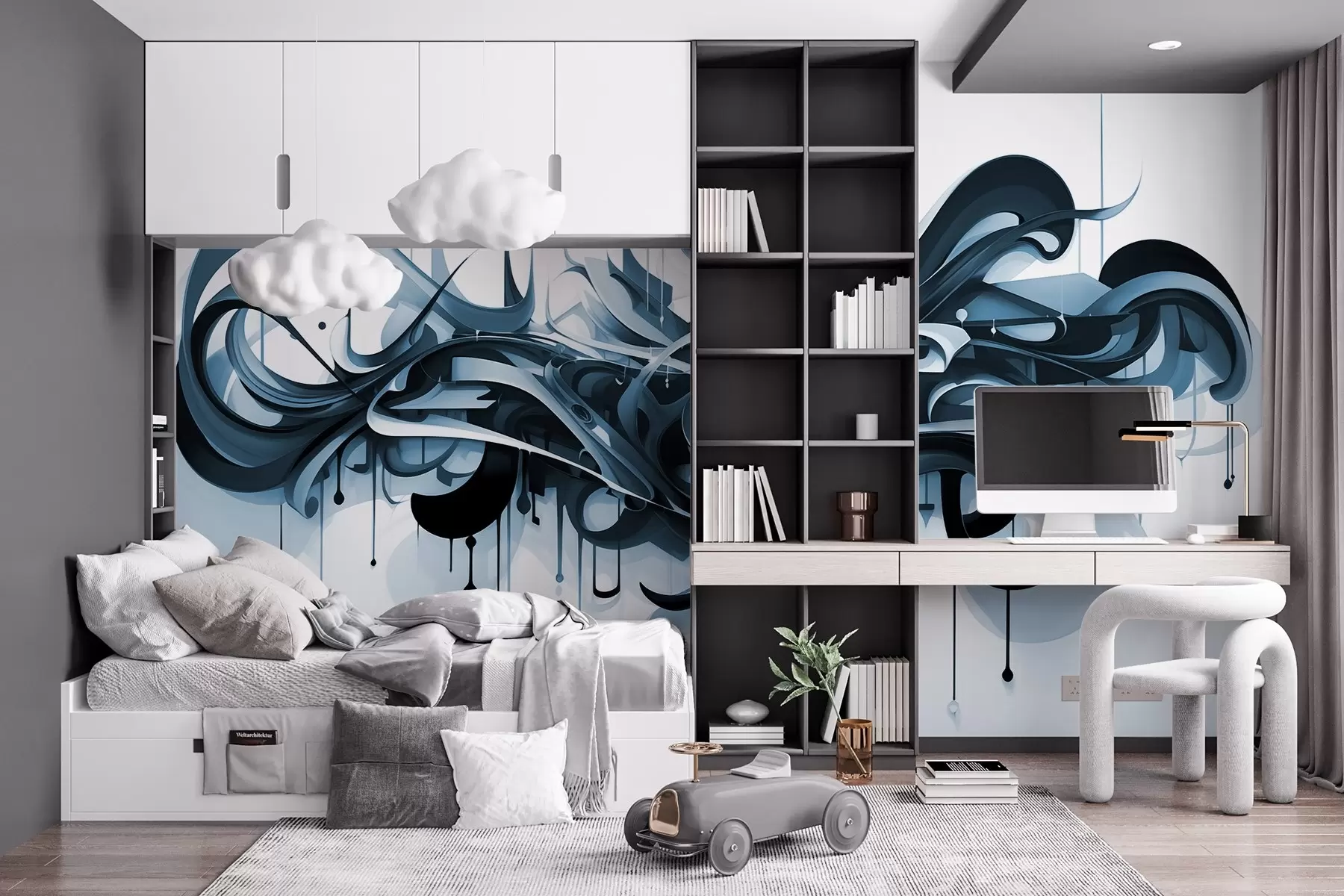 wall murals Graphic composition w04038v2