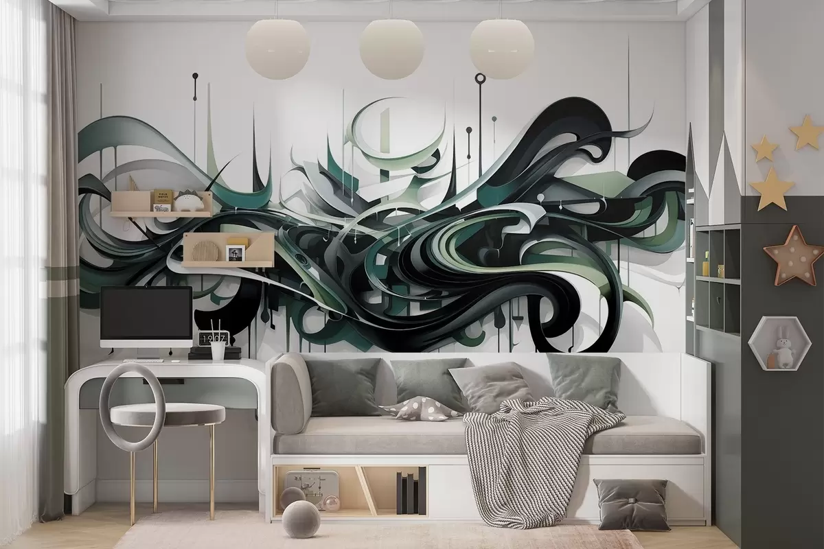 wall murals Graphic composition w04038v3