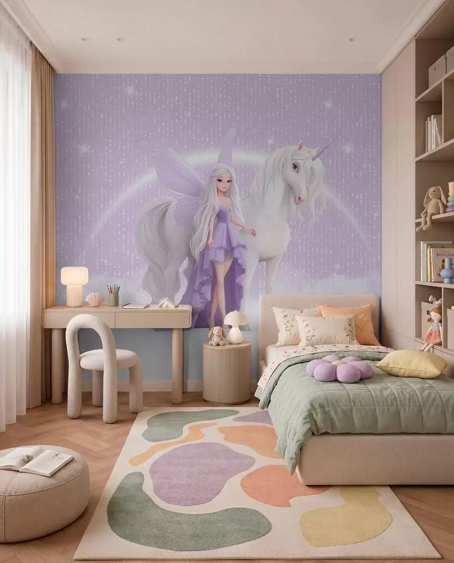 wall murals Starlight Unicorn w03527